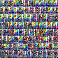 Juego de 120 cartas surtidas de Pokémon- cartas de colección GX para niños- incluye 115 unidades GX + 5 cartas Mega
